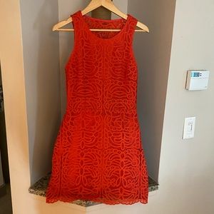 Amanda Uprichard NWT red lace dress